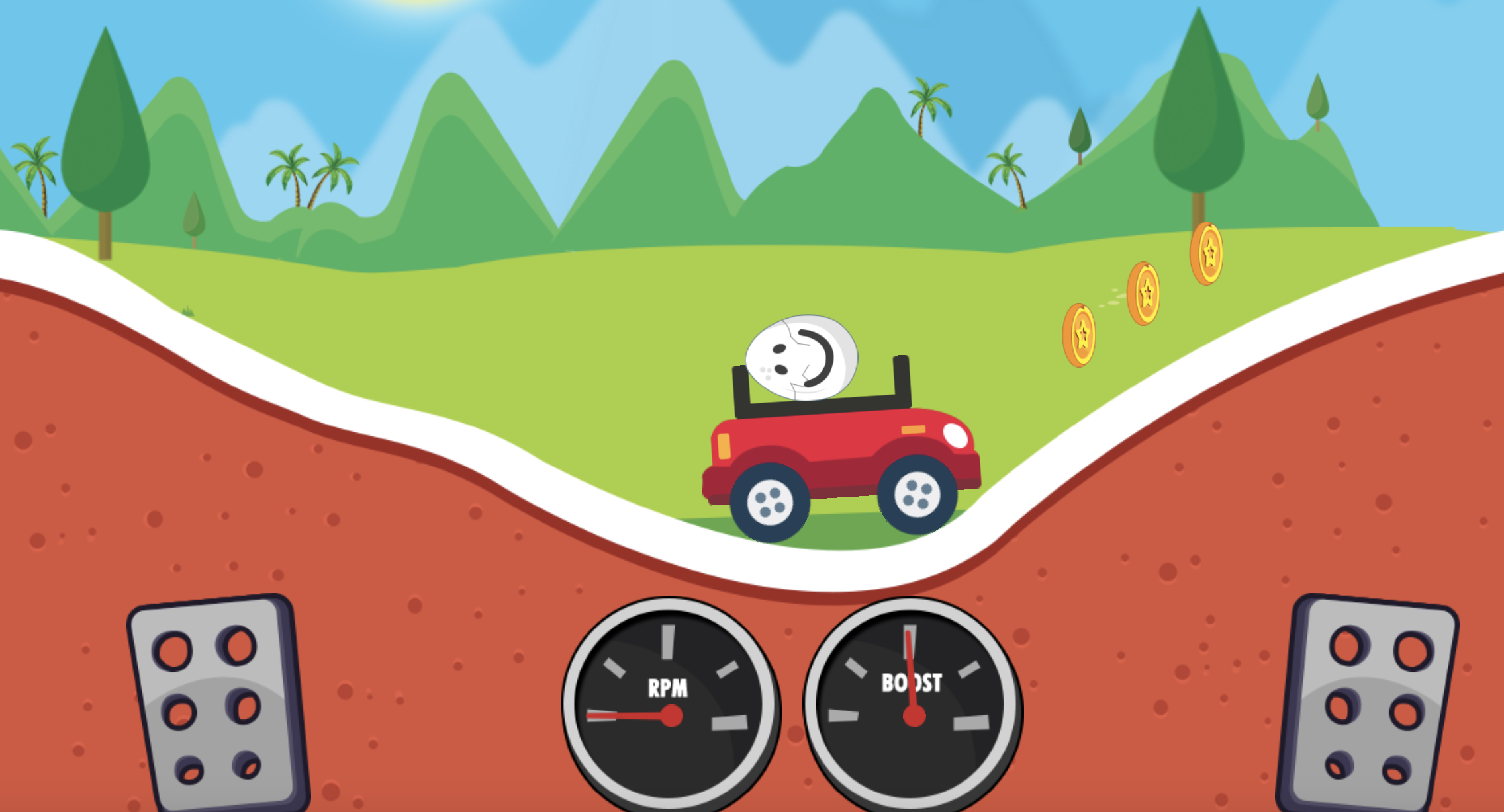 Eggy Car Gameplay Screenshot